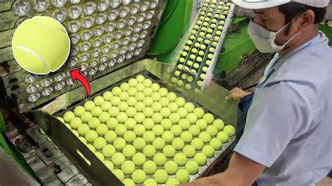 how tennis balls are made in the factory